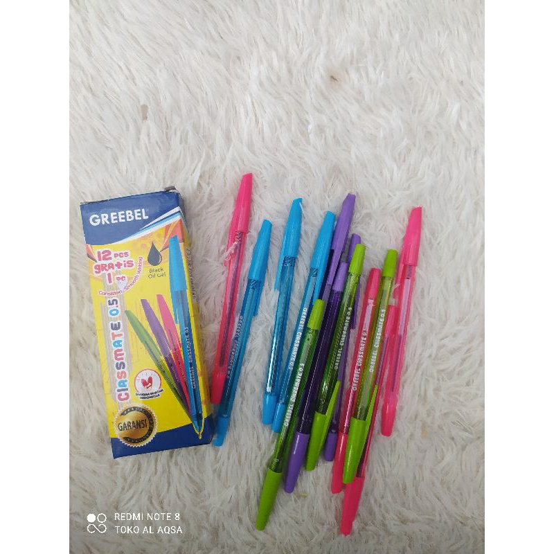 

Bolpoin//Pulpen//Bolpen Classmate Greebel ( 1pcs )