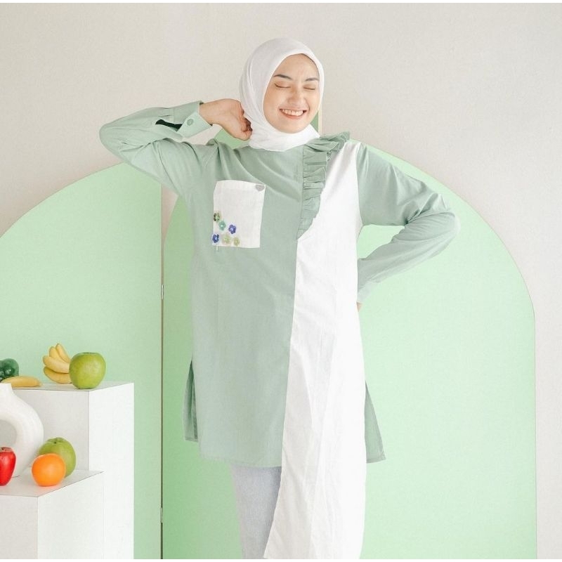 Preloved Tunik branded by mecca bukan hijabchic