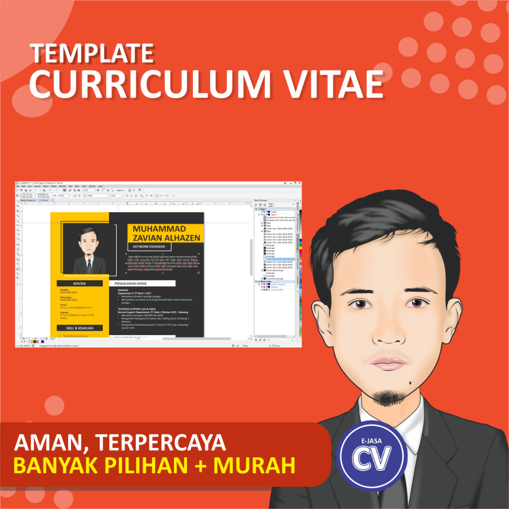 Template CV | Template CDR CV | Template EPS CV | File Mentah CV