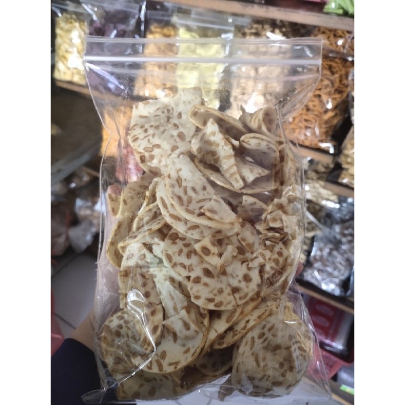 

Keripik tempe garing cemilan snack keripik tempe