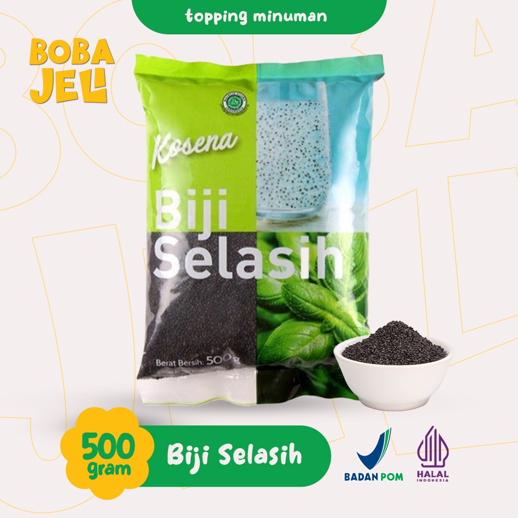 

Biji Selasih Kosena 500gr