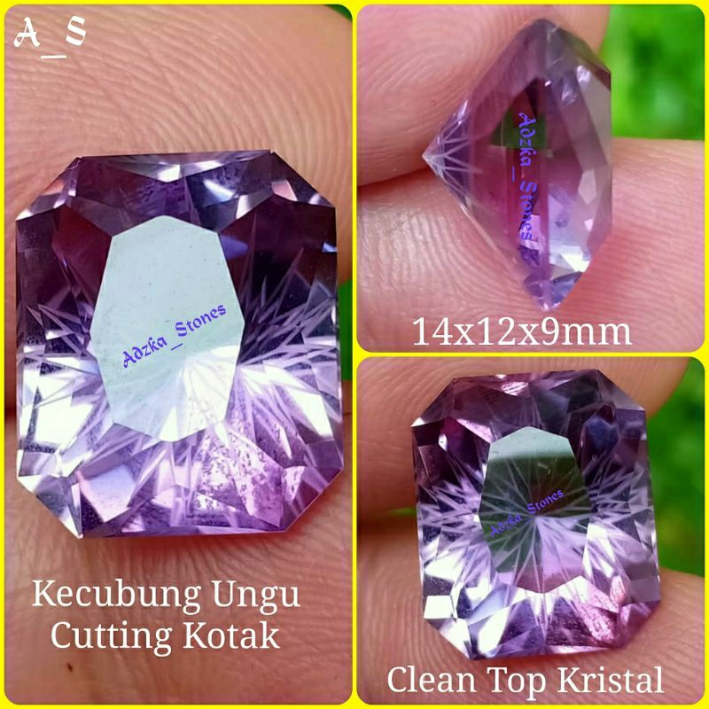 Kecubung Ungu Cutting Kotak HQ