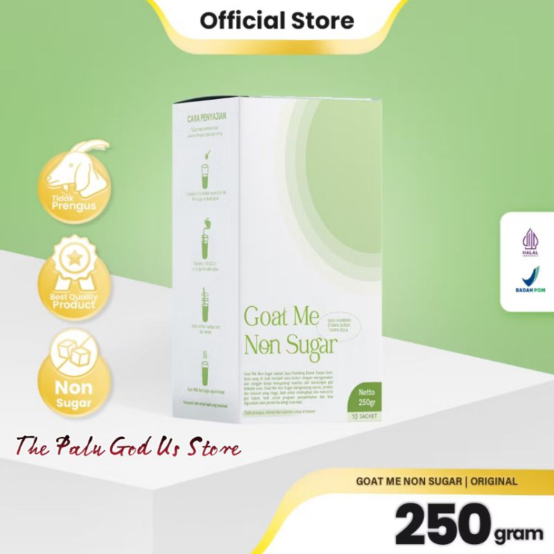 

TERNAK SYAMS GOAT ME NON SUGAR ~ SUSU KAMBING ETAWA BUBUK TANPA GULA 250 GR - 10 SACHET