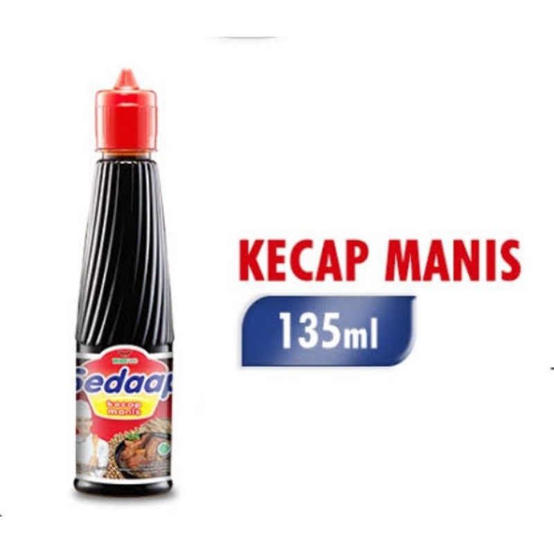 

Kecap Manis Sedaap 135ml botol