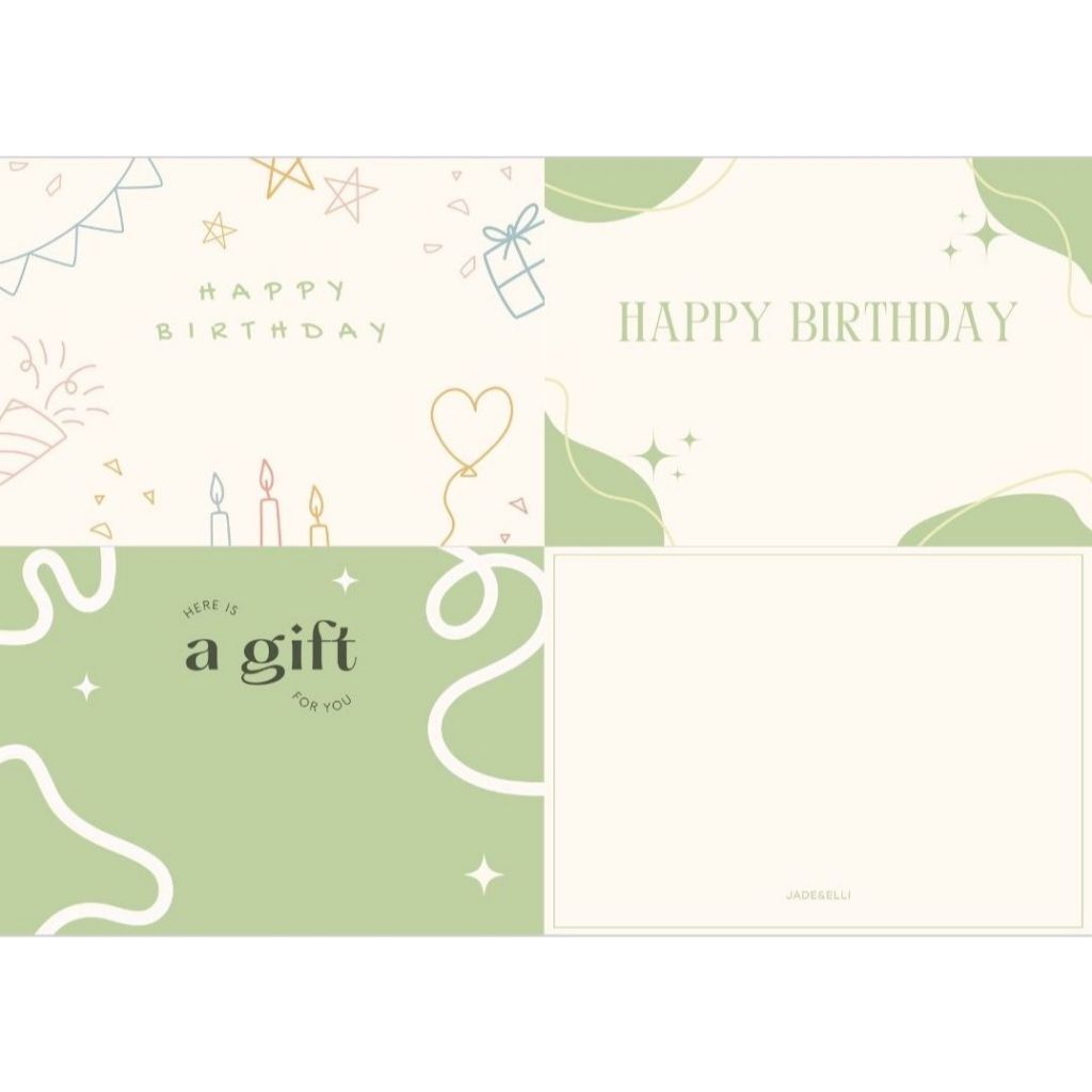 

ADD ON | Birthday Gift Greeting Card | Kartu Ucapan