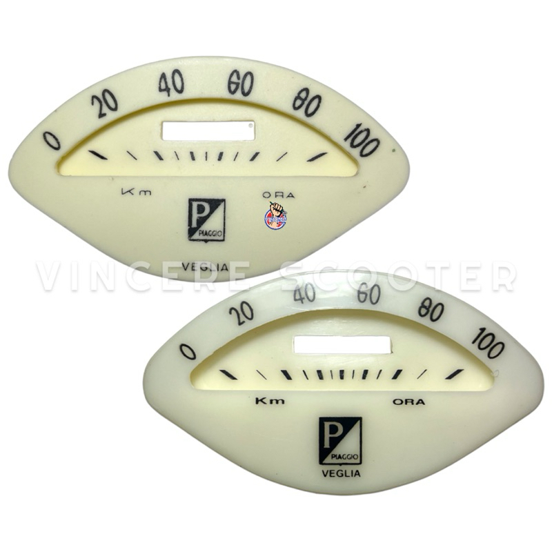 Layar Speedometer Oval P/ 100 Vespa VBA VBB Sprint S GL SS GS Super