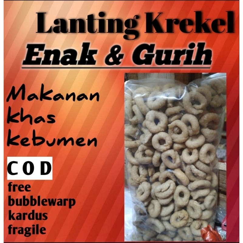 

Aneka snack/camilan/lanting kebumen/lanting krekel 500gr