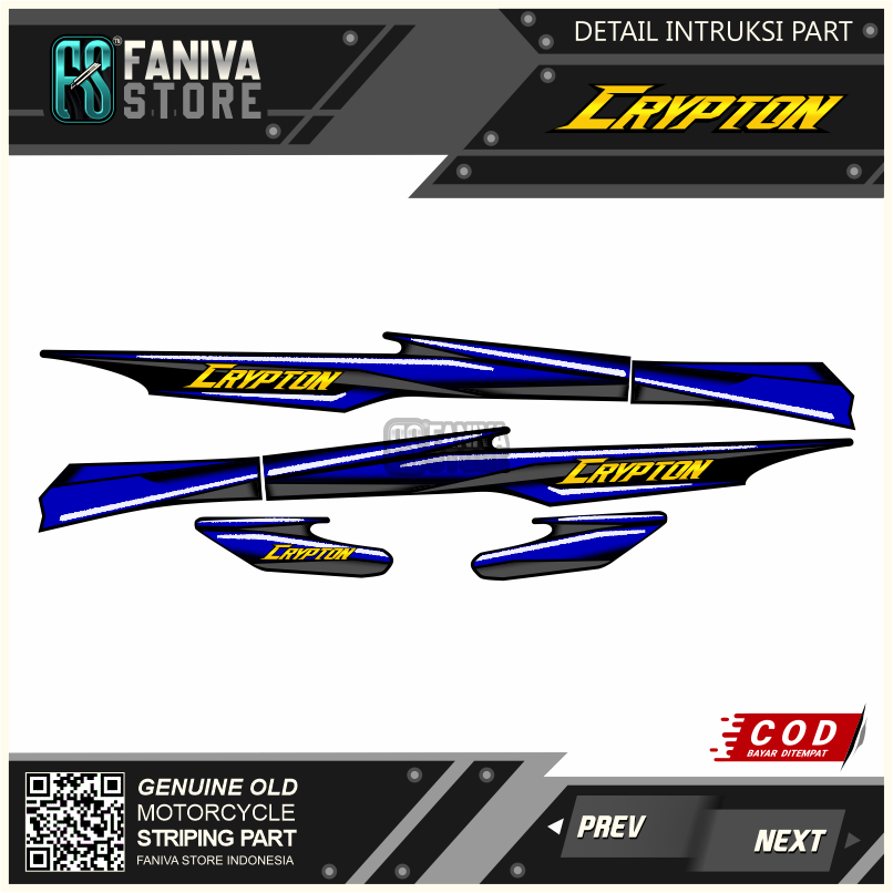 STRIPING CRYPTON OLD / STRIPING YAMAHA CRYPTON