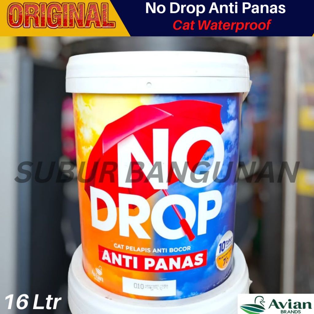Cat Tembok No Drop ANTI PANAS 16 Ltr No Drop Anti Bocor Anti Panas