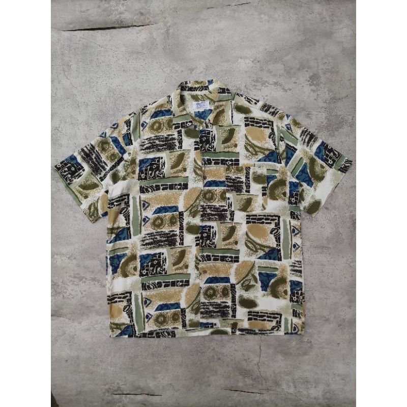 Kemeja hawaii second | hawaiian shirt | kemeja lengan pendek pria | kemeja motif | kemeja pantai sec