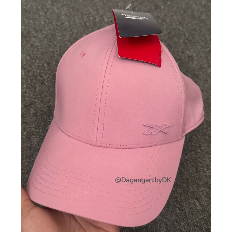 Topi Reebok Running Metal Logo Pink Original 100%