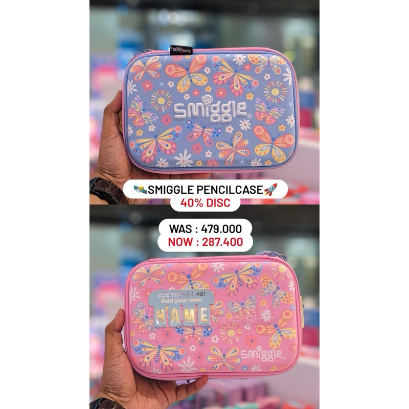 

kotak pensil smiggle 1000% original pencil case organizer