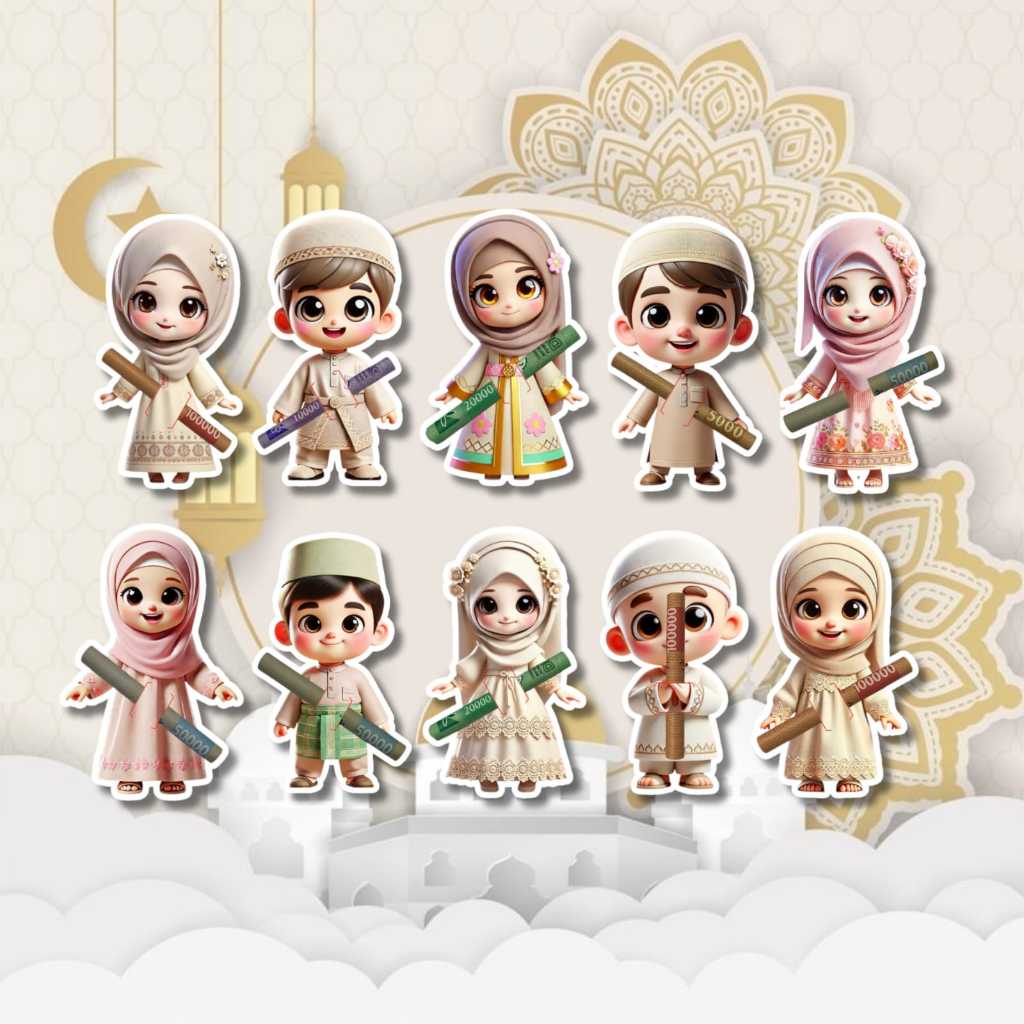 

Amplop Lebaran isi 10 Amplop Lebaran Karakter 3d Gemoy Angpao Lebaran 2025 Amplop THR