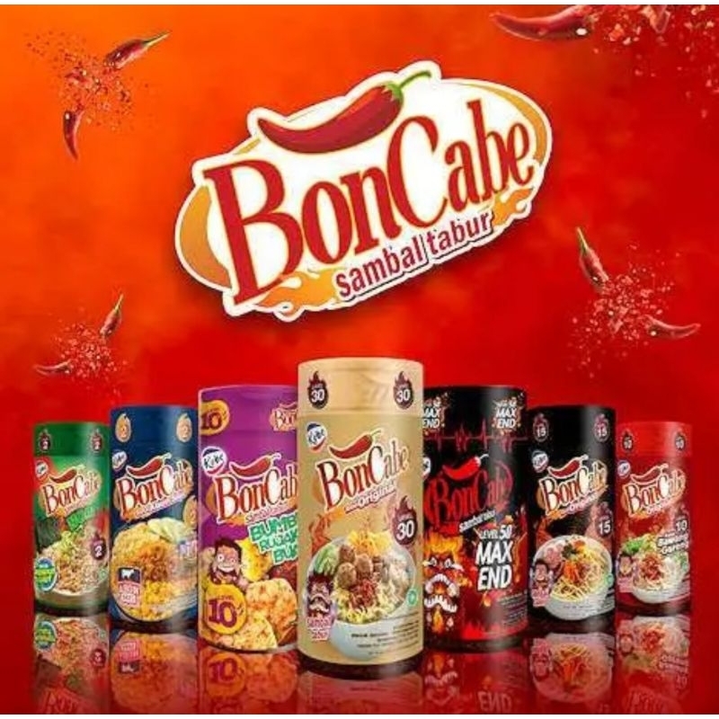 

BON CABE SAMBAL TABUR BUBUK BOTOL LEVEL 10 15 30 50