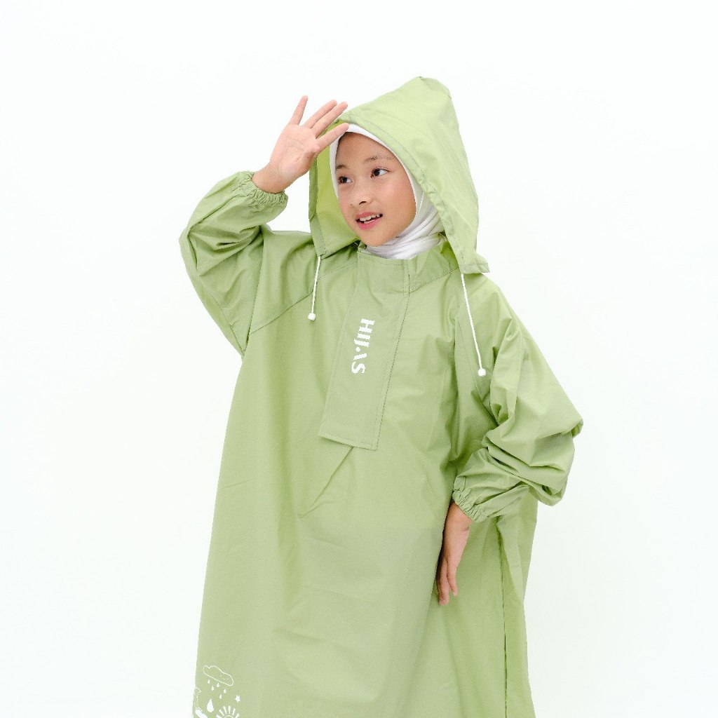 FREE ONGKIR JAS HUJAN GAMIS ANAK PEREMPUAN MUSLIMAH / JAS HUJAN ANAK SD LAKI LAKI / MANTEL HUJAN