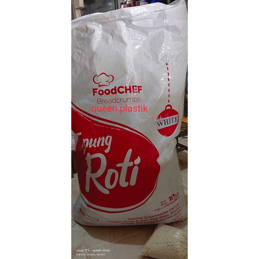 

Tepung Panir/Roti Putih Breadcrumbs FoodCHEF 10kg