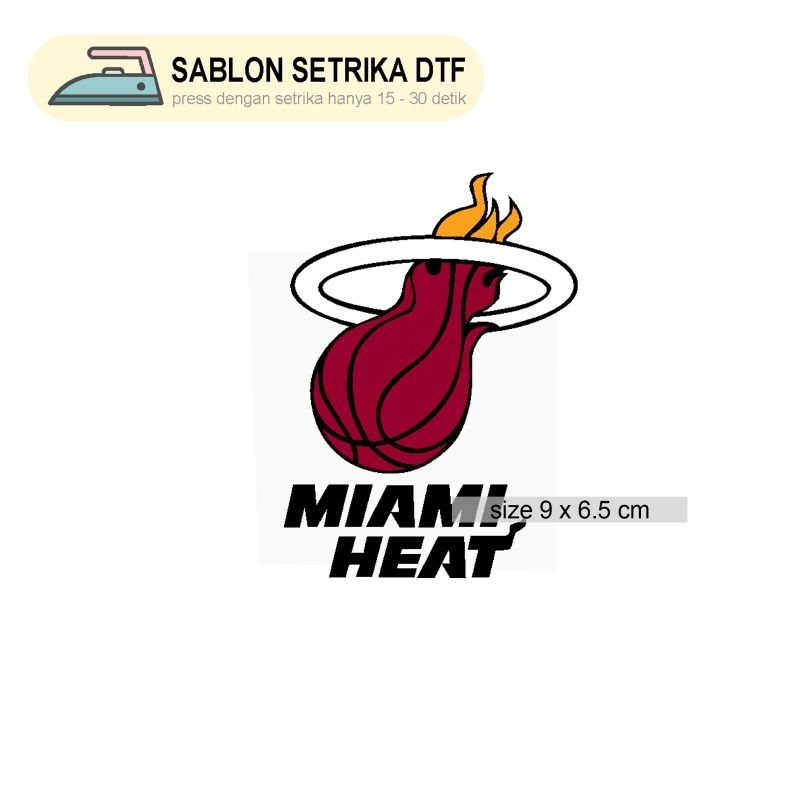 

Stiker Sablon MIAMI HEAT