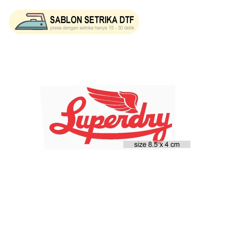 

Stiker Sablon Superdry