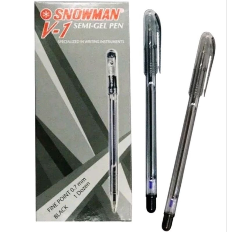 

Gel Pen /Semi Gel Pen Snowman V-1 0.7MM Harga /Pcs - Harga Satuan