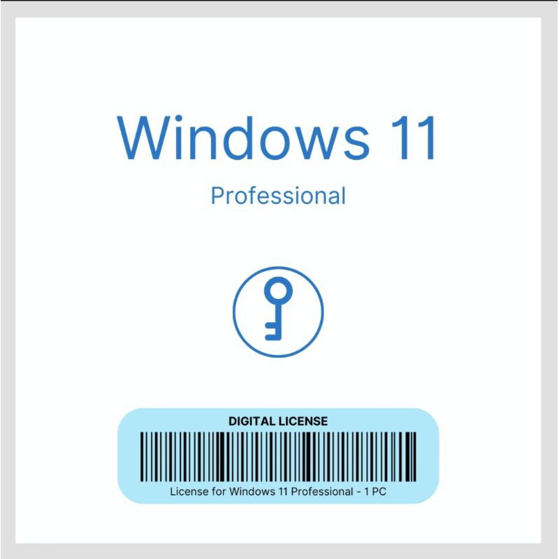 Kode Aktivasi Win 10/11 Home/Pro Digital License