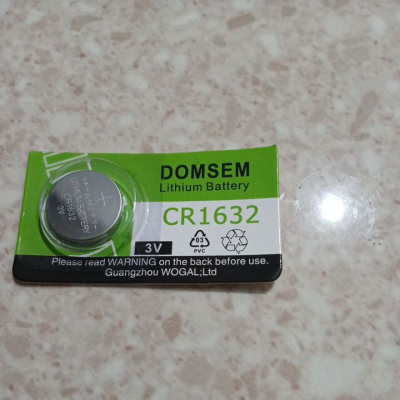 batere baterai remote domsem 1632 motor scoopy fino mio 125 vario jam  calculator CR 1632