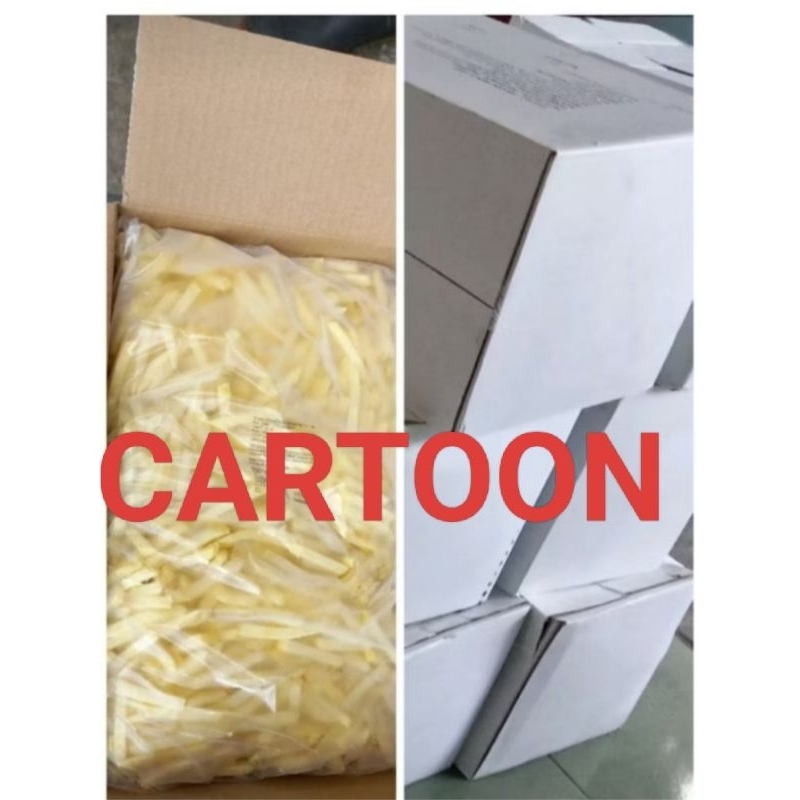 

Cartoon Kentang Shoestring 2kg Merk SNOWVELLY