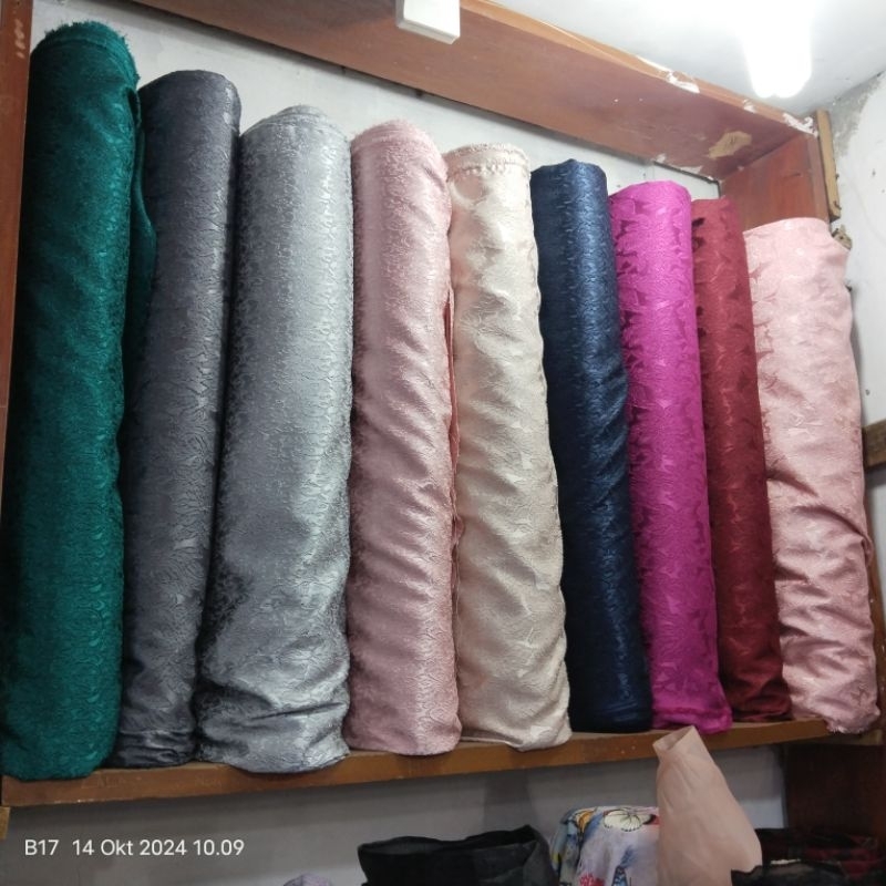 HARGA/0,5 M | KAIN JACQUARD / BAHAN JAGUARD PREMIUM  KAIN JAGUARD EMBOSS TIMBUL BAHAN JAGUAR GLITTER