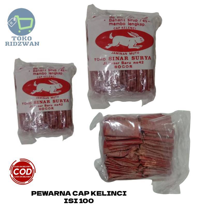 

Pewarna kue dan makanan cap kelinci 100% ASLI BOGOR