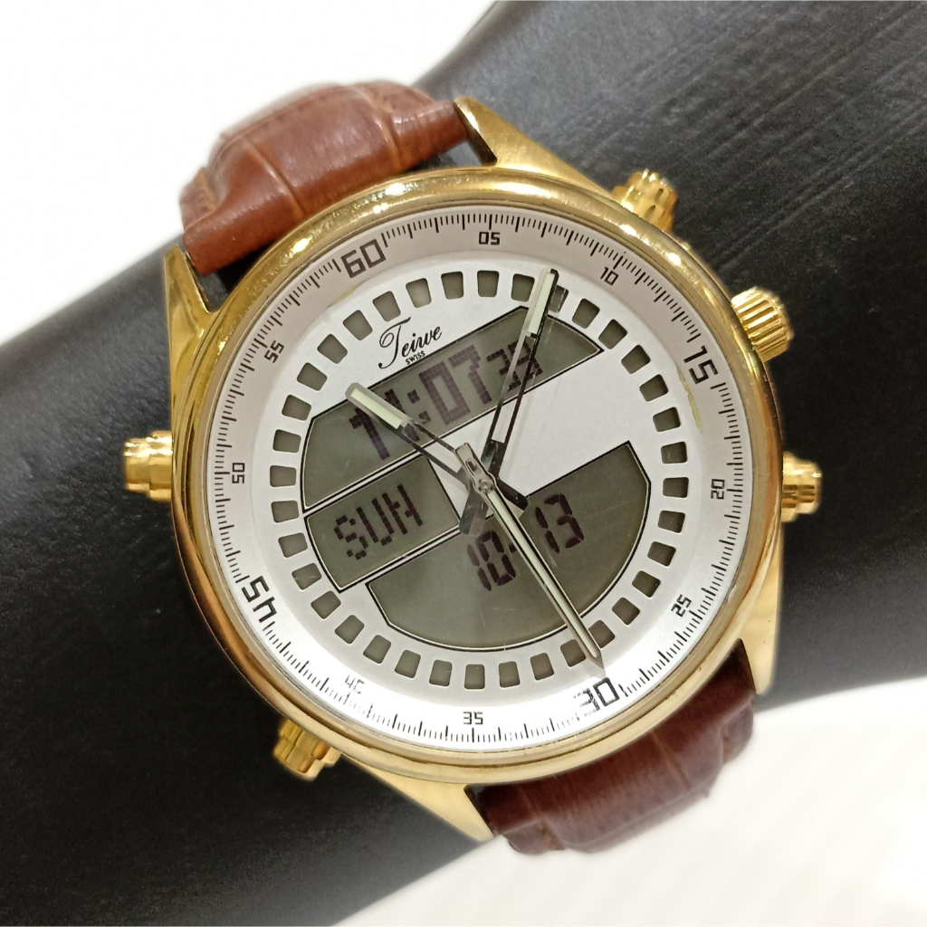 Teiwe Swiss Moslem Analog Digital Anadigi Quartz