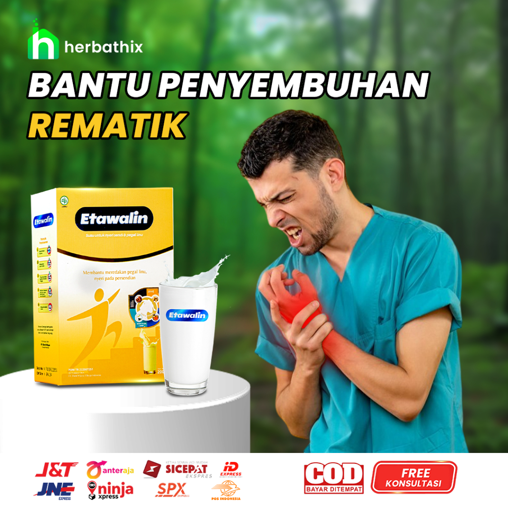 

Susu Bubuk Kambing ETAWALIN Herbal Jamu Tulang Natural Alami Etawa Goat Obat Rematik