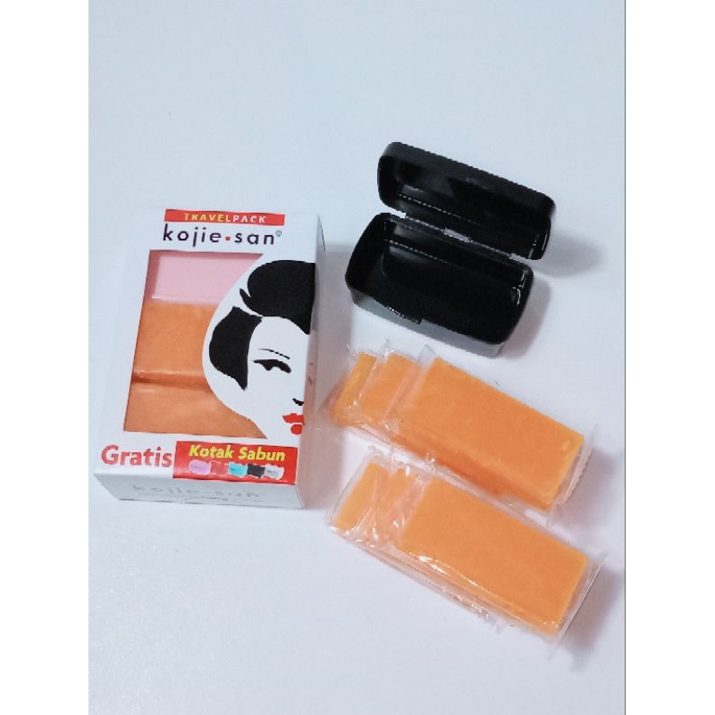 KOJIESAN SOAP PAKET ISI 6 FREE TEMPAT SABUN/KOJIESAN SOAP MENCERAHKAN