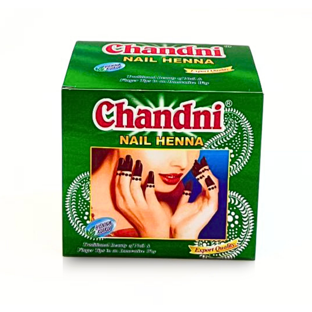 CHANDNI NAIL HENNA WARNA MEREH 12pcs / Pacar Kuku / Hena oren