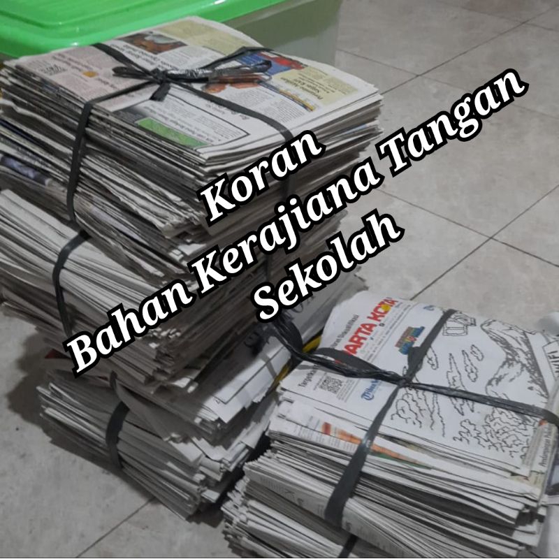 Koran Bekas Bahan Kerajinan Sekolah 500 gram