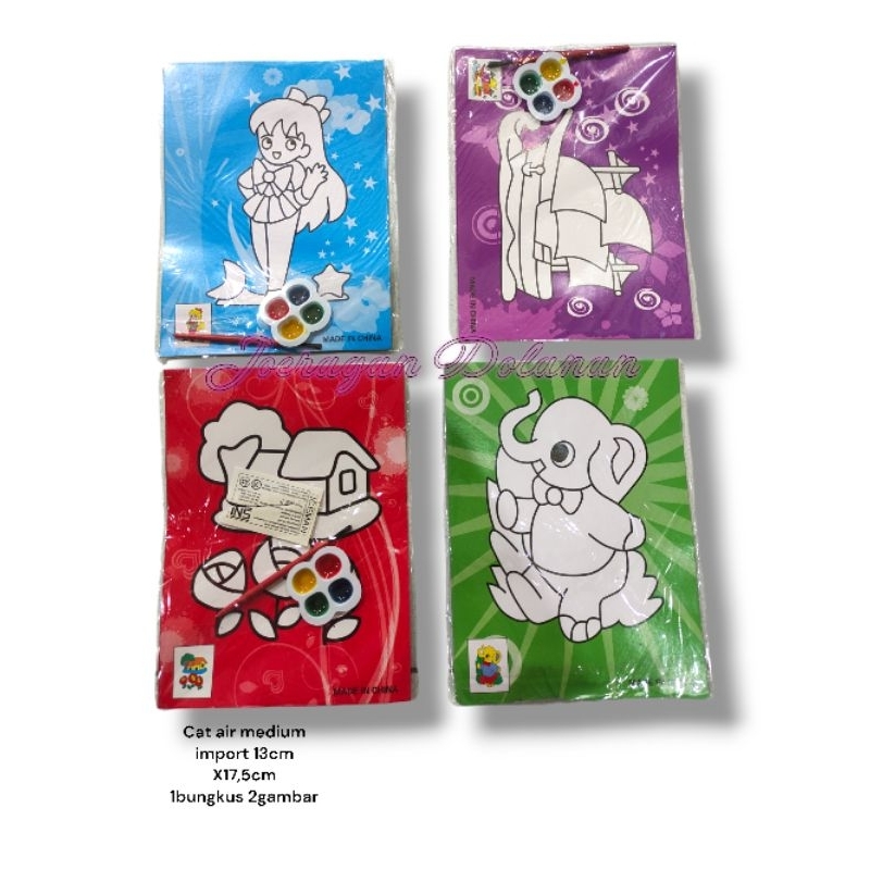 

10pc Mewarnai cat air import medium