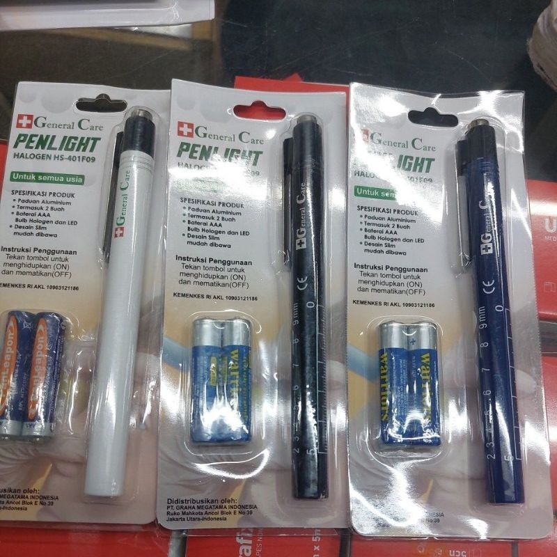 penlight halogen /cahaya kuning general care