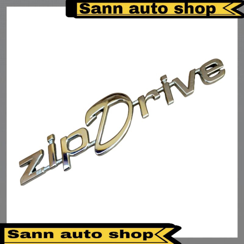 Emblem Tulisan zipDrive Kia Visto 2000-2015 Original/ Embelm Logo Tulisan ZipDrive Original Kia