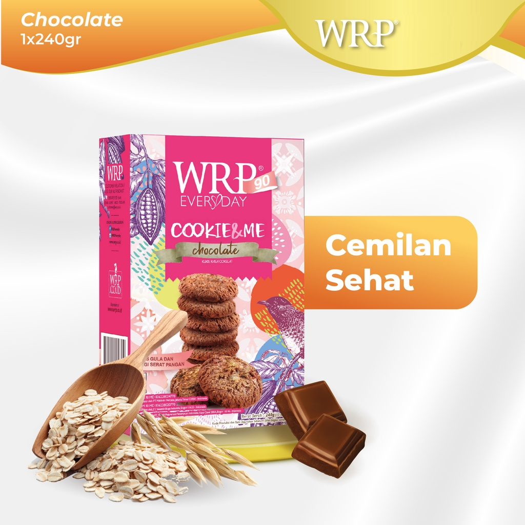 

WRP Cookies Everyday Cookie & Me 240g - Camilan Cookies Sehat Rendah Kalori