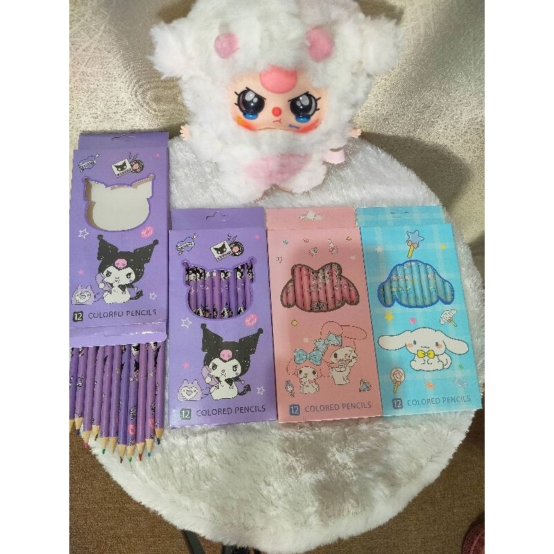 

PENSIL WARNA ISI 12PCS KUROMI MELODI SANRIO