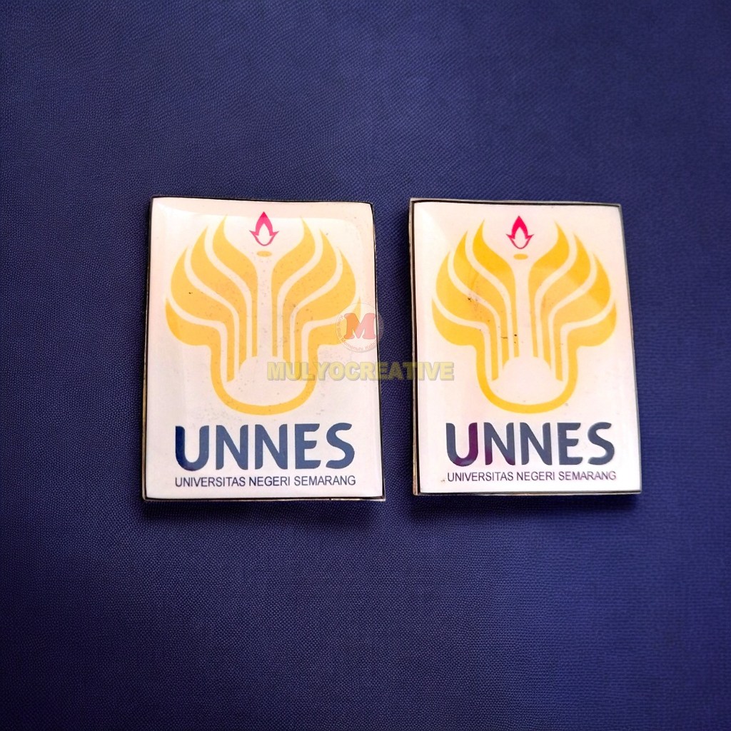 Pin UNNES Bros Logo Universitas Negeri Semarang Pengait Magnet