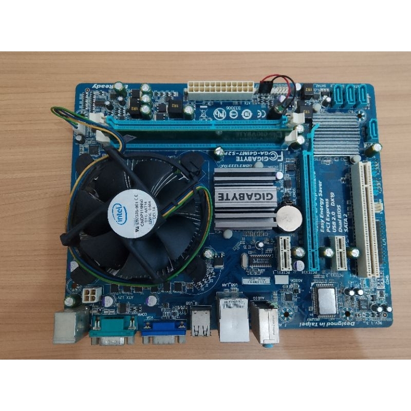 motherboard G41 INTEL DDR3+Prosesor+RAM 2GB