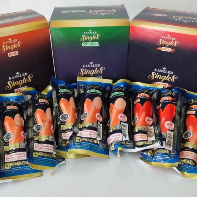 

1 BOX KANZLER SINGLES SOSIS 1 BOX ISI 12 PCS