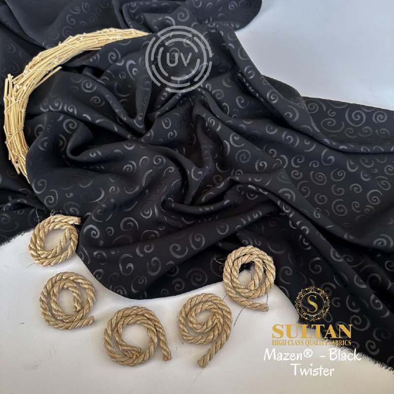 Kain Abaya Sultan Mazen Emboss Twister
