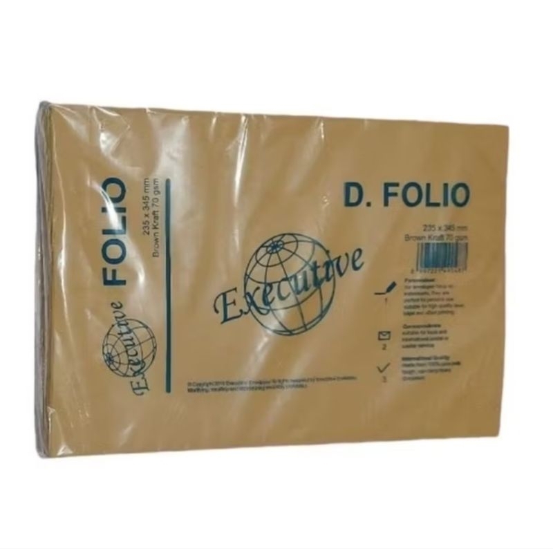 

Amplop coklat folio Executive(23.5 x 34.5cm)