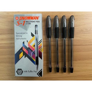 

Pulpen Snowman S1 V1 Hitam Ballpoint Pen Pena 0.7mm