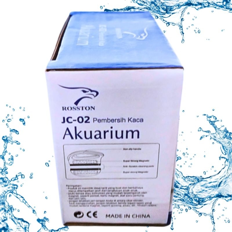 Magnet Pembersih Kaca Aquarium Rosston Jc 02 Terapung