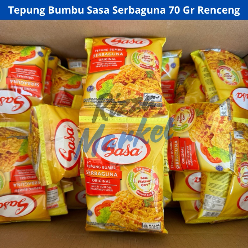 

Tepung sasa Serbaguna RENCENG 70g ISI 10 PCS