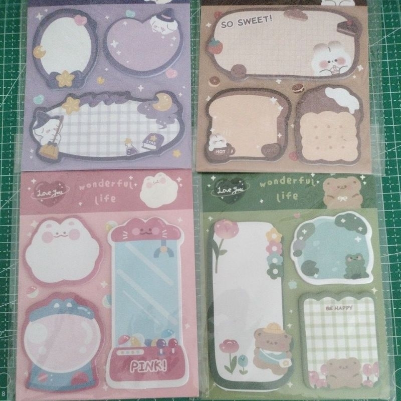 

Sticky Notes Motif - Kertas Memo 3in1