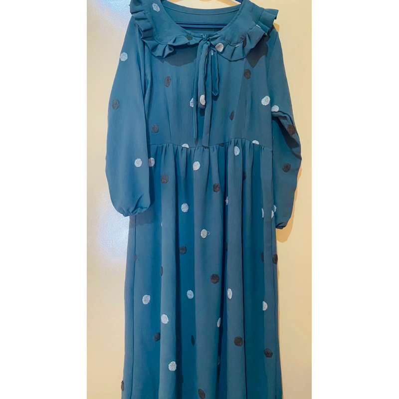 prelove dress muslimah warna army