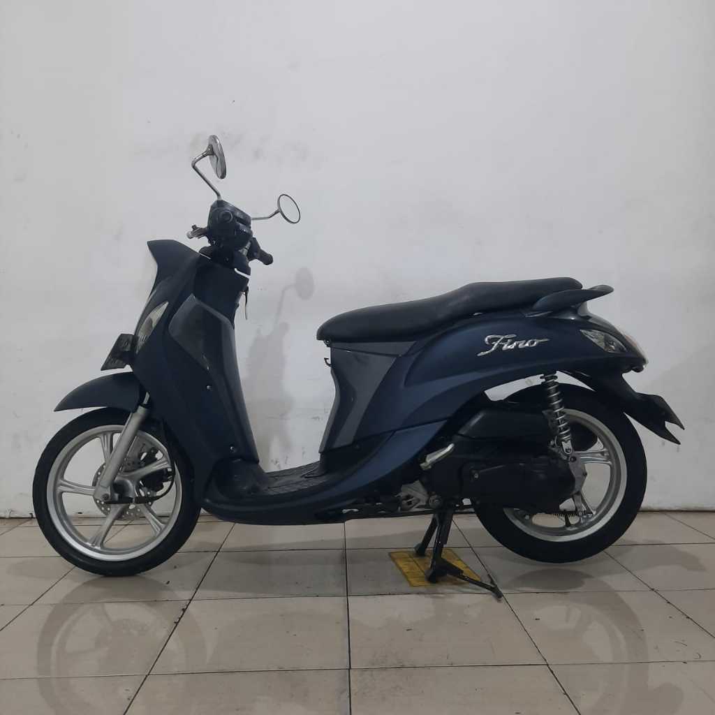 YAMAHA FINO 125 GRANDE TAHUN 2018 BIRU NAVY SURAT-SURAT LENGKAP (MOTOR BEKAS)