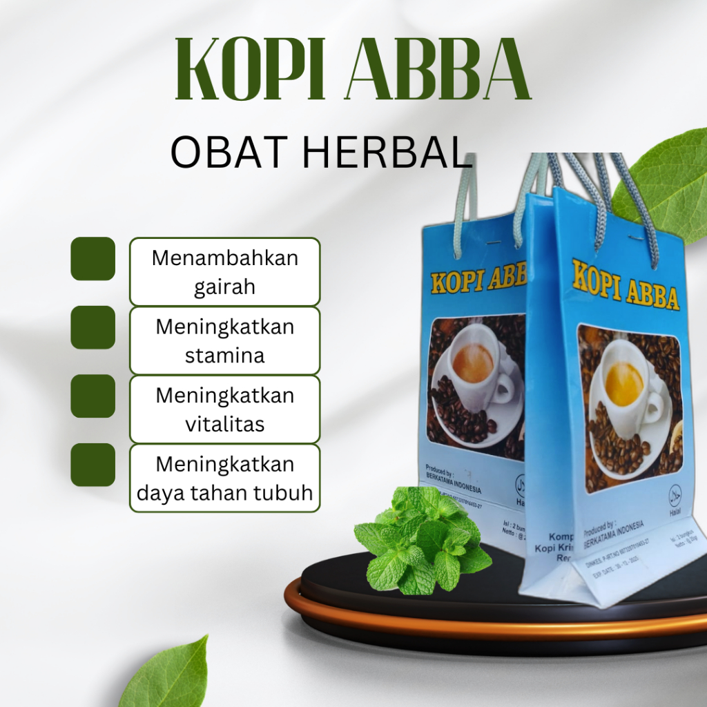 Kopi Abba Kopi Cleng Original 100% Herbal KuatKopi Pria Tahan Lama Original KopiJjreng Joss  Origina